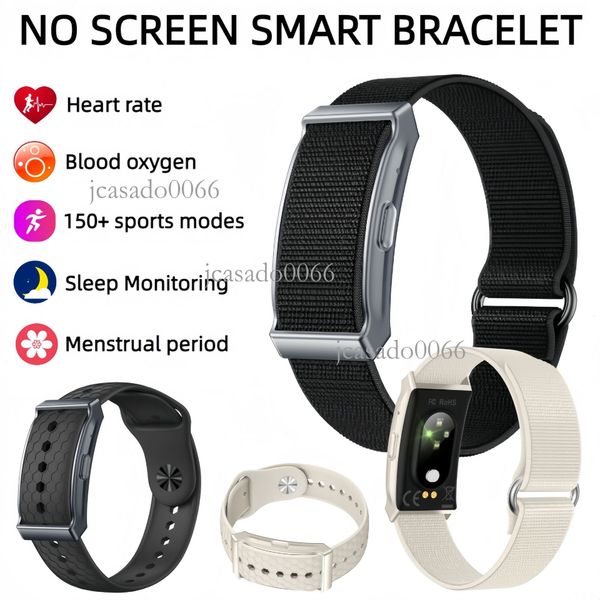 New g69 smart bracelet with design, heart rate HRV monitoring, AI health analysis, sports no-screen wristband