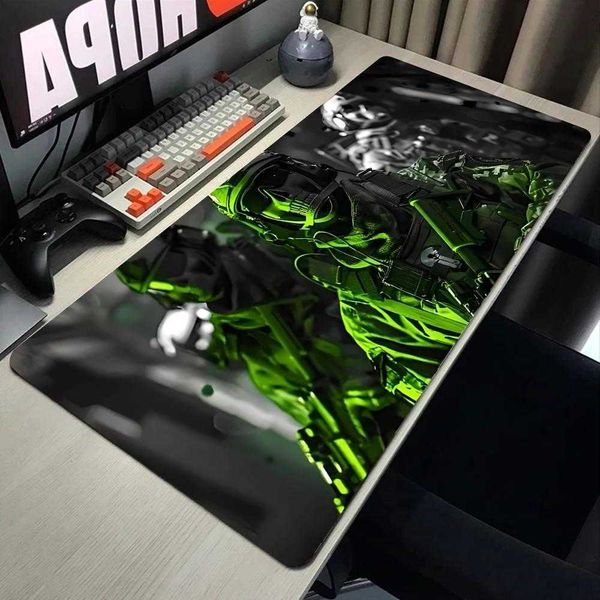 Mouse warrior Pad Large Computer Office Game Table Mats XXL Rubber Anti-slip Gaming Keyboard Mousepads Long Desk Pads D260709