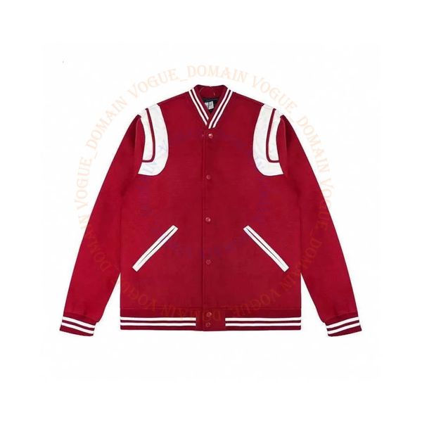Jackets Men's Ysljacketly Version Women Baseball Slp Embroidered Woolen Coat Saint Designer Varsity Flying Cardigan High Quality Fashion 8f9