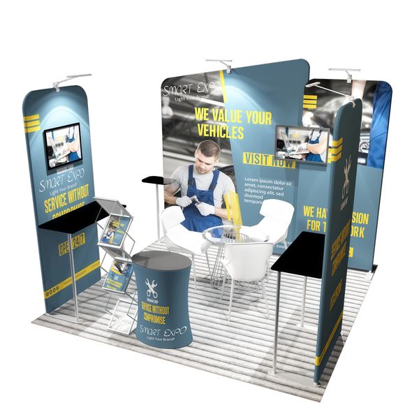 10' x 10' Trade Show Displays | All-In-One Kits