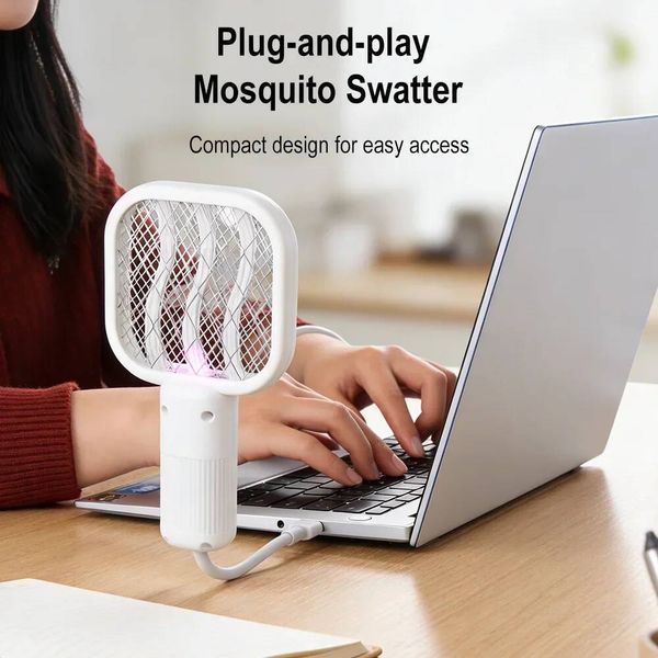 Summer New USB Swatter Trap UV Light Upgraded 3000V Portable Mosquito Killer Lamp for Outdoor Picnic Camping Hot W260710