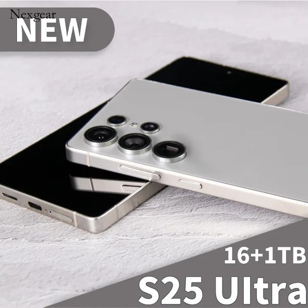 5 S25 UItra Mobile 5G 6 75 Inch Unlocked System 16+1TB Smartphone Camera Touch Play Screen Face Recognition HD Display Android Phone