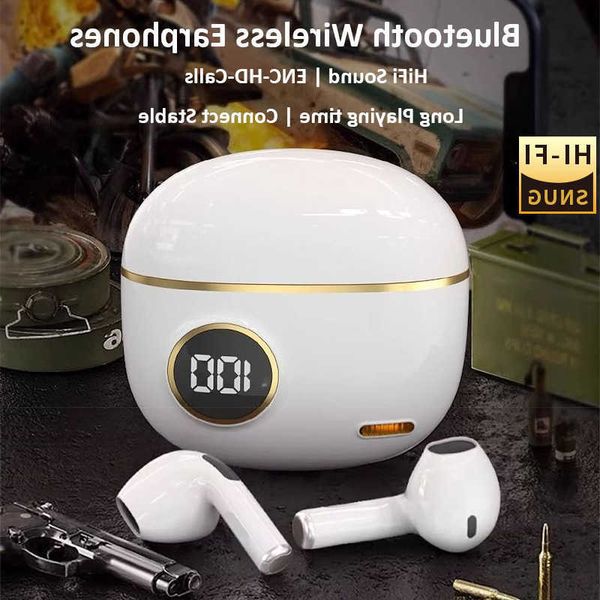 Bluetooth For Earphones Wireless Headphones HiFi Stereo Headsets ENC-HD-call Noise Cancelling Earbuds For Air iPad D260710