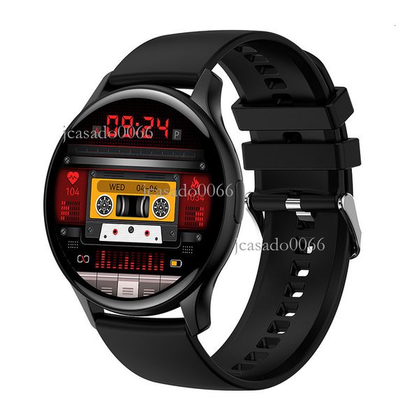 HK89 Bluetooth Call Heart Rate Blood Pressure NFC Weather Music Multi-Sport Smart Watch AMOLED