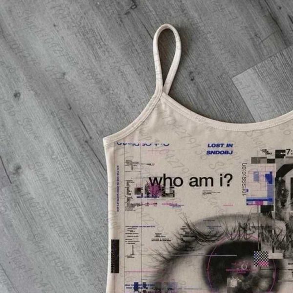 Graphic Y2k Vintage Punk Printing Women Vest Streetwear — compare prices at CompareOffers