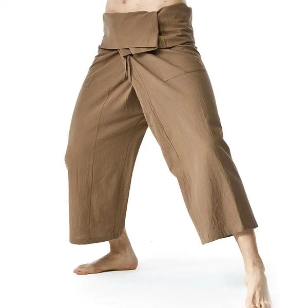 Flax Thai Fisherman Pants Loose Men Harem Trousers — compare prices at CompareOffers