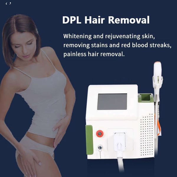 Accurate Hair Remover Professional Single Handle DPL IPL Elight Freezing Point System Skin Smoothing Pore Shrink Machine For All Skin Type