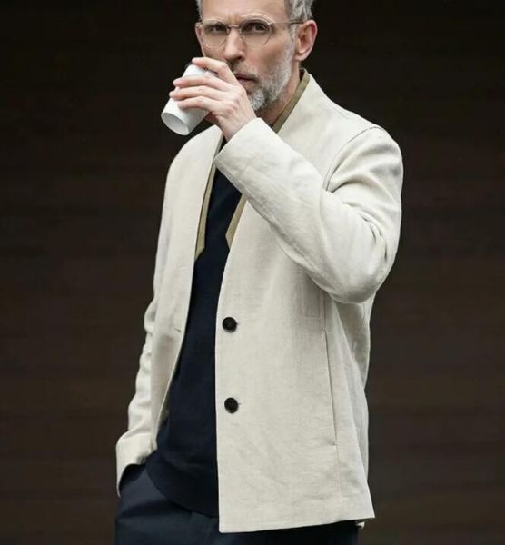 Men's Blazers Business Coats American Vintage Loose Fit Long Sleeve Suits Windbreakers Men Jackets Designer Classic Autumn Outerwear