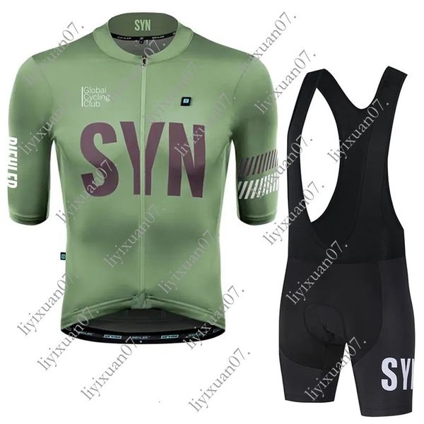 2026 New SYN Cycling Suit Set Short Sleeved Mens Jersey Breathable Cycling Bib outdoor Sports Shirt Summer Quick Drying Clothes Free Shipp 773