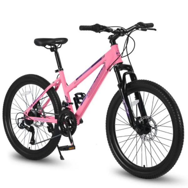 Mountain Bike Inch Mountain Bike For Se Mtb se mtb Teenagers Girls Women Speeds Dual Disc Brakes And 100Mm Front Suspension White/Pink * Road Carbon Road