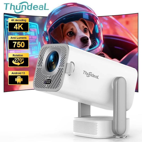 ThundeaL 4K Android Full HD TD80 Pro 1080P TD80Pro WIFI Mini Beam Projector 3D LED Video Home Cinema TD80W Upgrade W260713