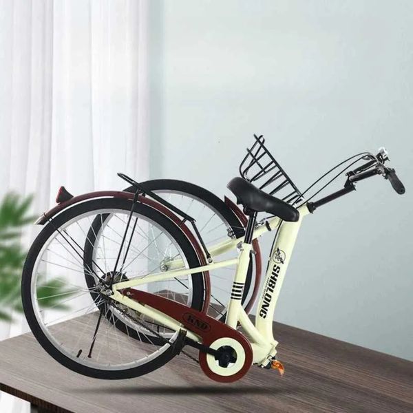 Mountain Bike Mountain Bike Bikes Folding Adult Male And Female Student Bicycle Solid se mtb Tire 24 Inch Portable Se Mtb * Commuter Road Carb Road Carbon