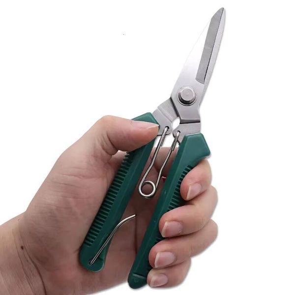 1PC 190mm Stainless Steel Garden Pruning Shears with Non-Slip Handle Bonsai Trimming Tool for Home Handy Straight Head 26L0713