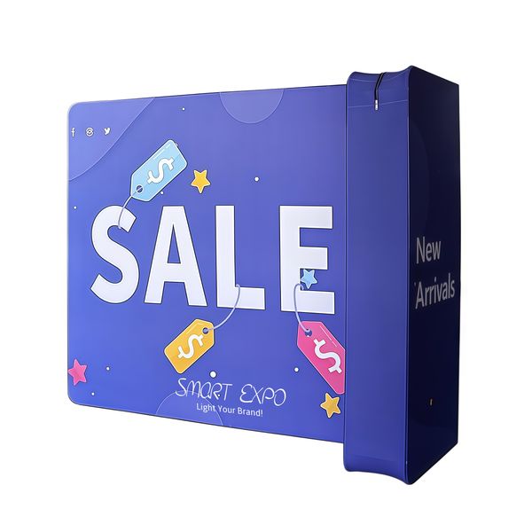 3D Wall Box Fabric Display for Trade Shows & Events