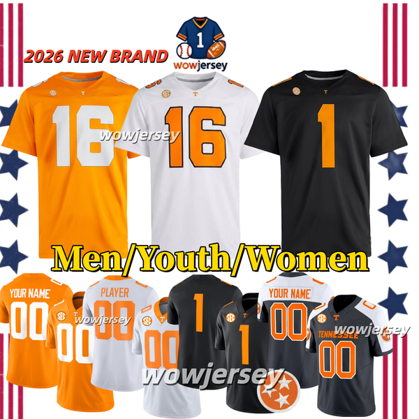 2026 Tennessee Volunteers College Manning Football Jersey George Macintyre Dese…