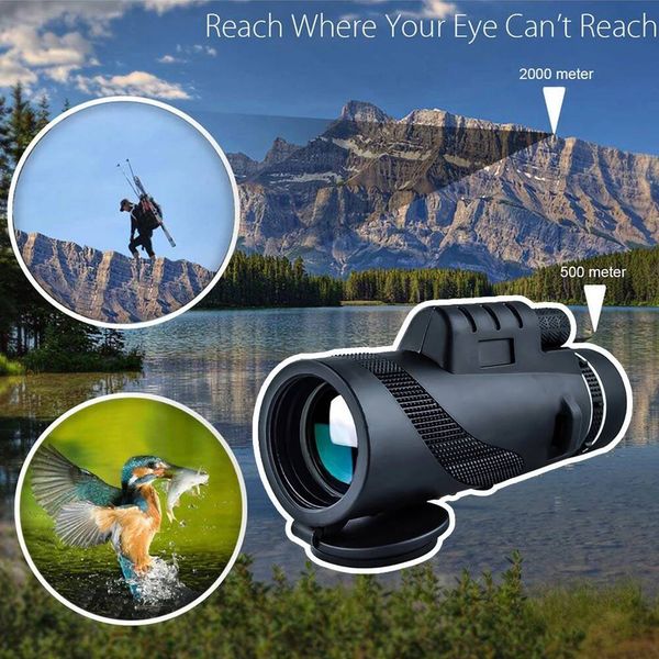 10X Night Telescope Lightweight Portable Optical Lens Multi-function Monocular for Hunting Camping Hiking J260713