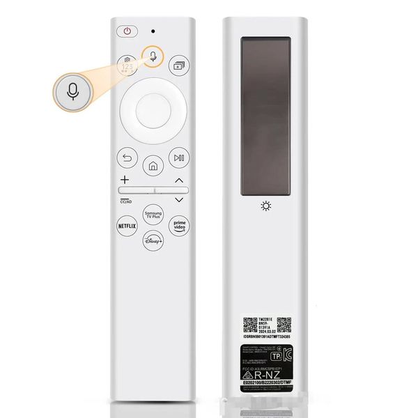 BN59-01391A Voice TV Remotes Replacement with Bluetooth Rechargeable Solar Cell Fit for Samsung Remote W260714