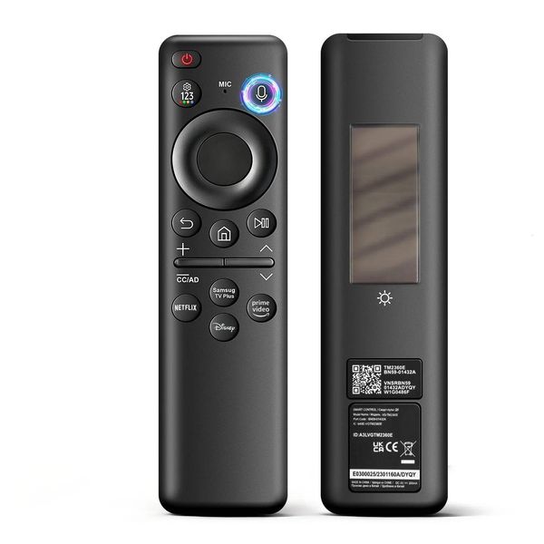 BN59-01432A TM2360E Rechargeable Voice Smart TVs, Replacement for All 20212025 Samsung TV Remote with Sloar W260714