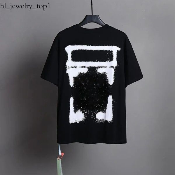 offes white men's T shirts designer tshirt Offes Clothing Luxury ofes Letter Print Clothing White Shirts Women Loose Short Sleeve Tees Man Casual Cobmot f3a