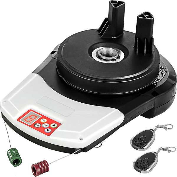 SucceBuy Door 800N Lift Force 164ft Control Electric Roller Gate Opener w/ 2 Remote Apply for Garage W260714
