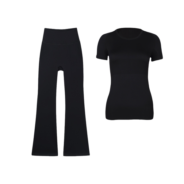 DHgate Gym Tshirt Fitness Wear Shorts women clothes set Sports Triple yoga Ladies Pants Exercise Fitness Wear Girls Running Leggings gym sold by DHgate