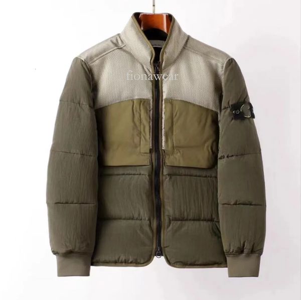 topstoney puffer jackets Designer winter stone men's coat body warmer thick hooded jacket high quality white duck puffer zip coat b9f