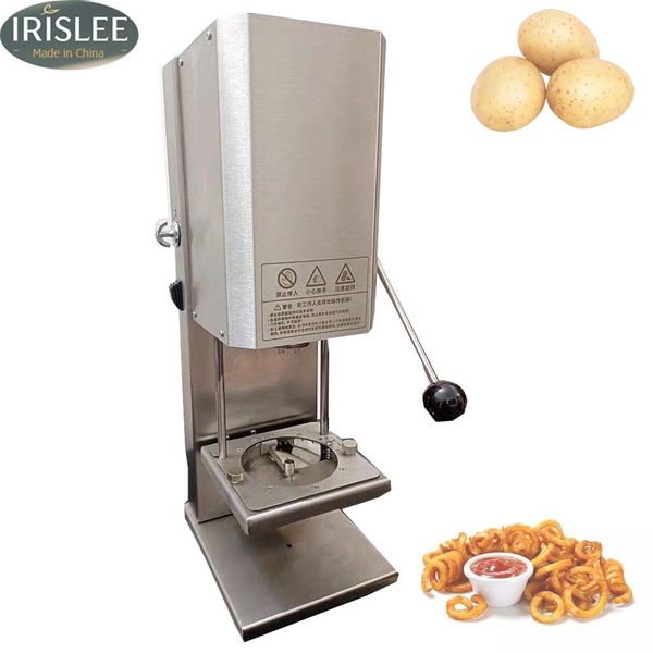 DHgate Electric Twist French Fries Machine Commercial Stall Rotary Tower Machine Cyclone Potato Planer sold by DHgate