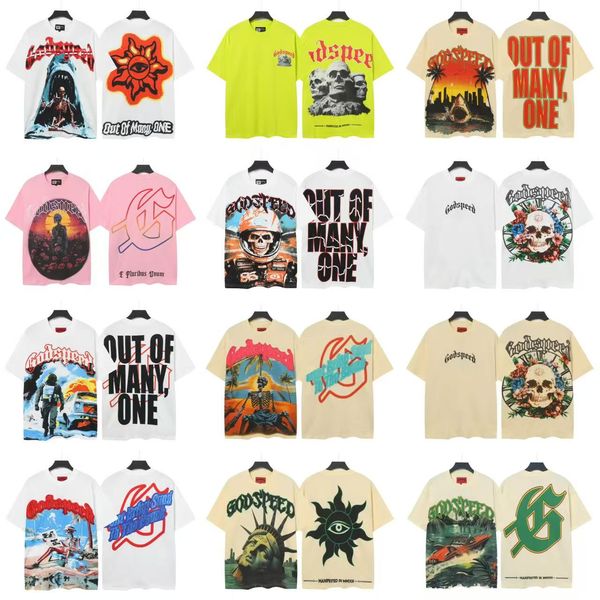 Designer Mens Shirts Printed Graphic T-Shirt Cotton Casual …