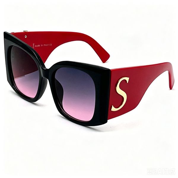 Sunglasses For Women Designer Wide Temple Square Acetate Sunglasses, Uv Blockin…