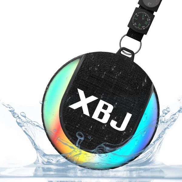 TWS Bluetooth Portable Waterproof Floating with LED Light Shower Speaker Stereo Sound for Outdoor Beach Kayak Pool W260715