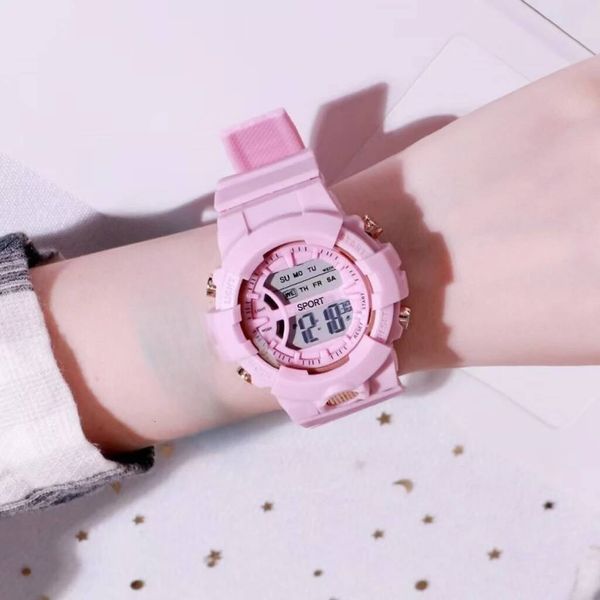 New fashionable children's electronic teenagers' couple fashion sports watch, multi-function watch