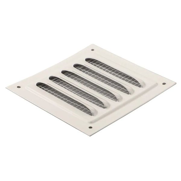 Aluminum Louver Vent Cover 100200mm Square Insect Screen Grille