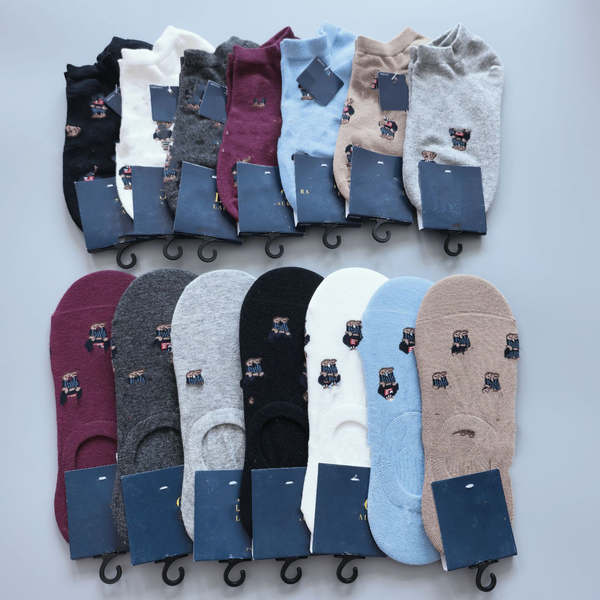 Designer Men's Socks Suitable For All Seasons Solid Colors Casual Wear Knitted …