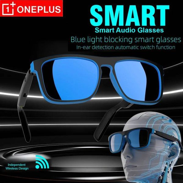 OnePlus Sunglasses Bluetooth Audio UV Protection Anti Blue Light Touch Control Call Music Smart Glasses Men Women W260716
