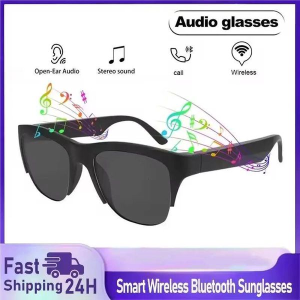 AI Smart Glasses V5.3 Sunglasses Call Sports Headphones Translator Voice Music Wireless Bluetooth For Men And Women W260716