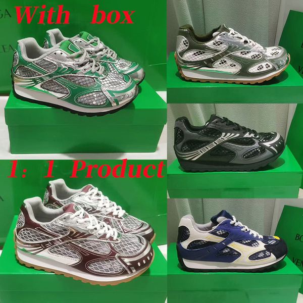 12A Designer Orbit Running Shoe Sneaker Man Women Luxury Trainers Leather Mesh …