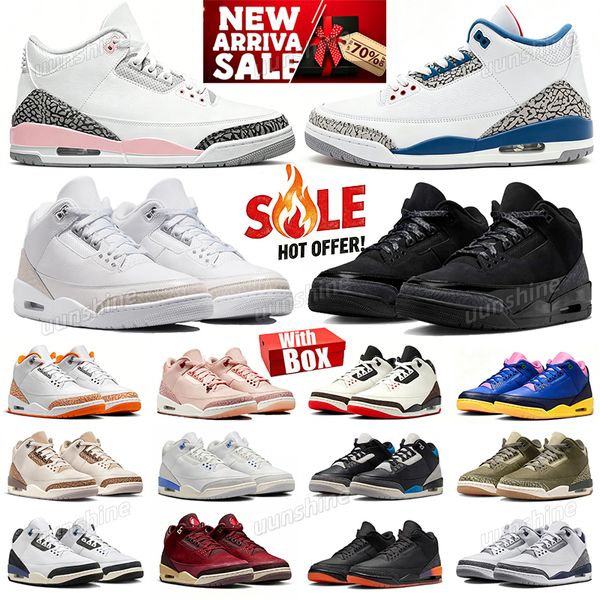 2026 True Blue 3S 3 With Box Basketball Shoes Designer Shoe…