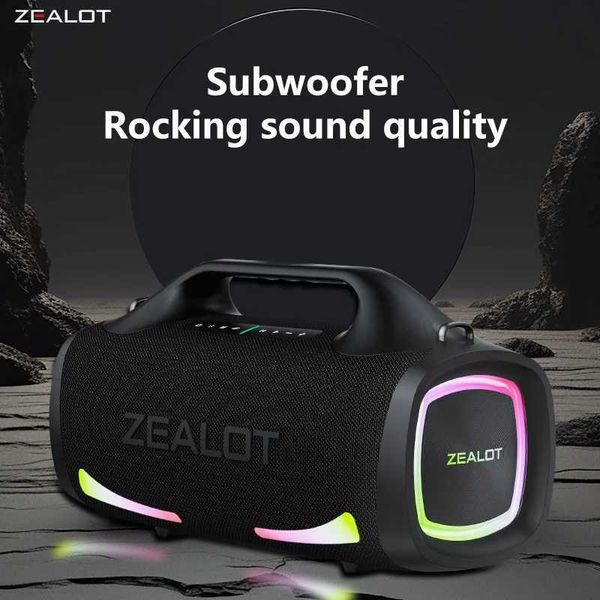 Zealot S79 100W Wireless speaker Portable Subwoofer Speaker Hifi Sound qualityDual Pairing Fast Charging24000mAhZ260717