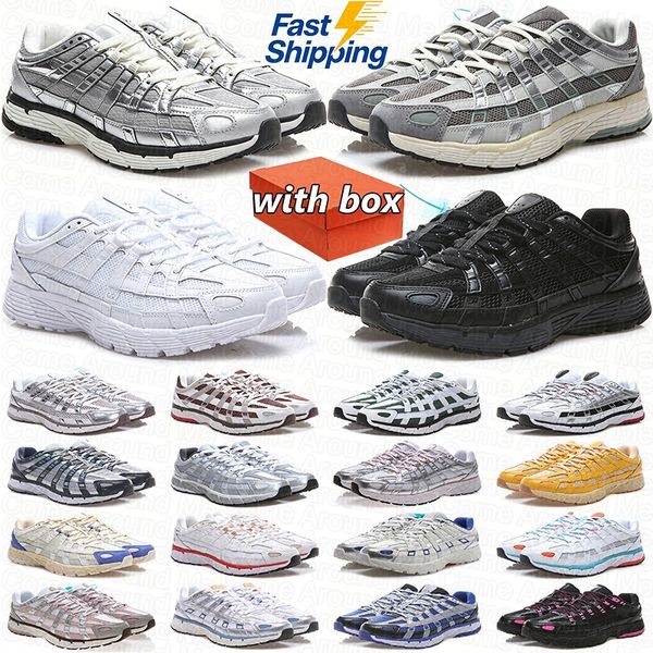 With Box P6000 Running Shoes P 6000 Designer Sneakers Men Women Sports Runner S…
