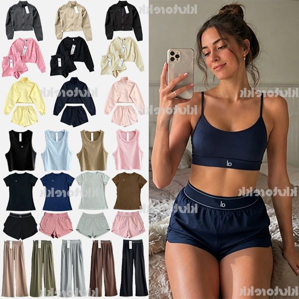 DHgate Women Set Yoga Workout Aloismity jackets Women Clothes Skirts Sport Bra Shorts Aloismity pants Gym Fitness Wear Workout Set Aloismity jacket sets Gym Clothes 9a4 sold by DHgate
