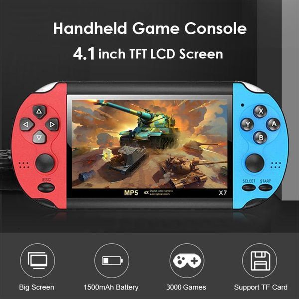 Double Rocker Arcade Portable Handheld Video High-Definition X7 Games Electronic Machine Game Console