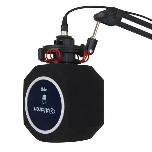 Microphone /Mic Microphone /Mic Microphones Tiktok Live Pf8 Live Streaming Professional Studio Mic Acoustic Filter Desktop Recording Wind Live Streaming Scree 3R