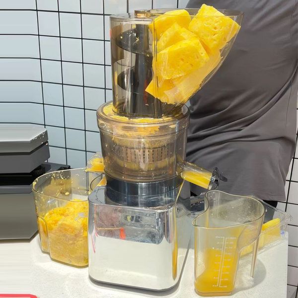 DHgate Juice Extractor Commercial Fruit Juicer Juice Residue Separation Large-Diameter Fully Automatic Juicer listed by DHgate