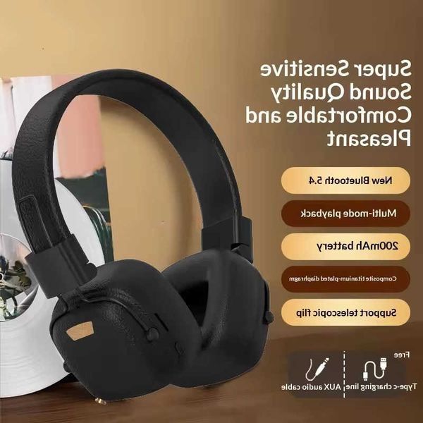 Wireless 2026 NEW M11 Foldable Bluetooth Headsets Headset Gamer Choice Retro Over Ear Headphones DJ Stereo Sounds Bluetooth H260722