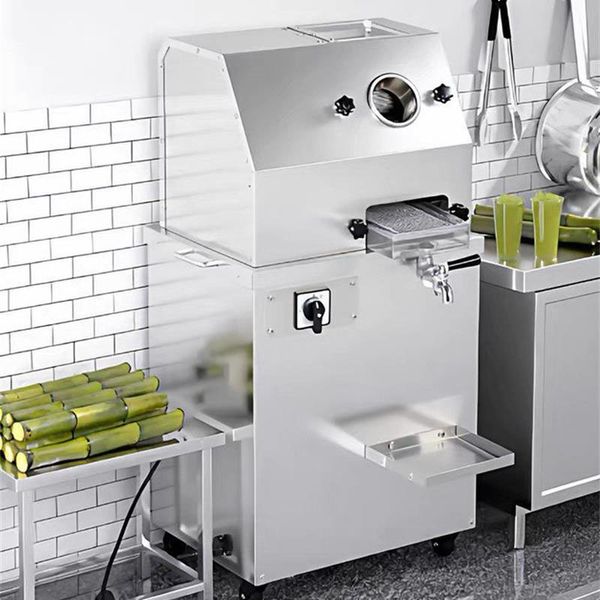 DHgate Commercial Vertical Automatic Electric Cold Press Sugarcane Machine Sugar Cane Juicer sold by DHgate
