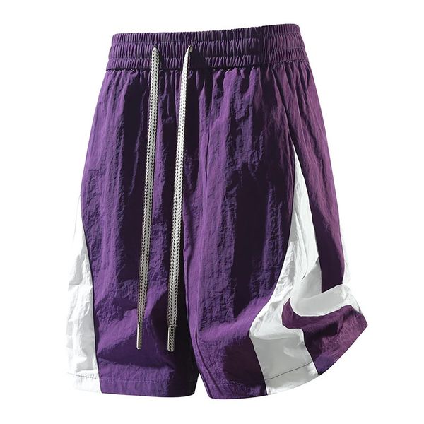 Stay Cool and Stylish: Men’s Summer Beach Patchwork Shorts