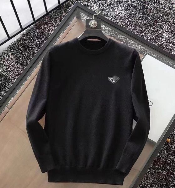 Mens Sweaters Jacquard Knitted Luxury Logo Sports Designer …