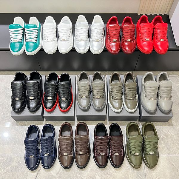 Big Size EU46 Men Arenas Shoes High Top Designer Sneakers Leather Mens Trainers…