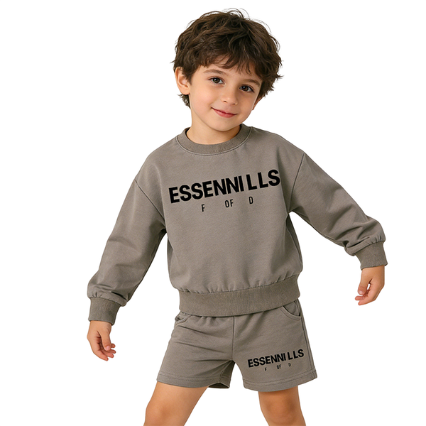 Kids Designer Clothes Boys 2-Piece Fleece Sweatshirt & Shorts Set Baby Long Sleeve Crewneck Top Letter Print Outfit For Toddler Fashion Sport Wear Tracksuit, Sky blue
Kids Designer Clothes Boys 2-Piece Fleece Sweatshirt & Shorts Set Baby Long Sleeve Crewneck Top Letter Print Outfit For Toddler Fashion Sport Wear Tracksuit, Sky blue