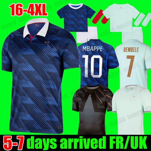 4XL maillot fRAnCe jersey 2026 maillot equipe de fRAnCe world cup 2026 French football jersey FFF soccer jersey MBAPPE GRIEZMANN DEMBELE men kids kit adulte Enfants